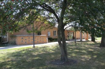 Front Entrance of Old Library Building